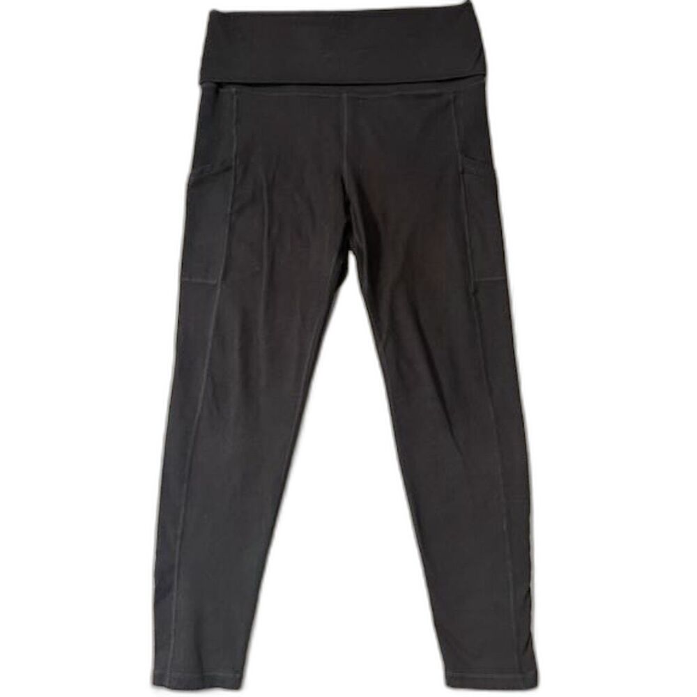 OFFLINE by Aerie Leggings Women's Large Black High Rise Pocket 25" Inseam